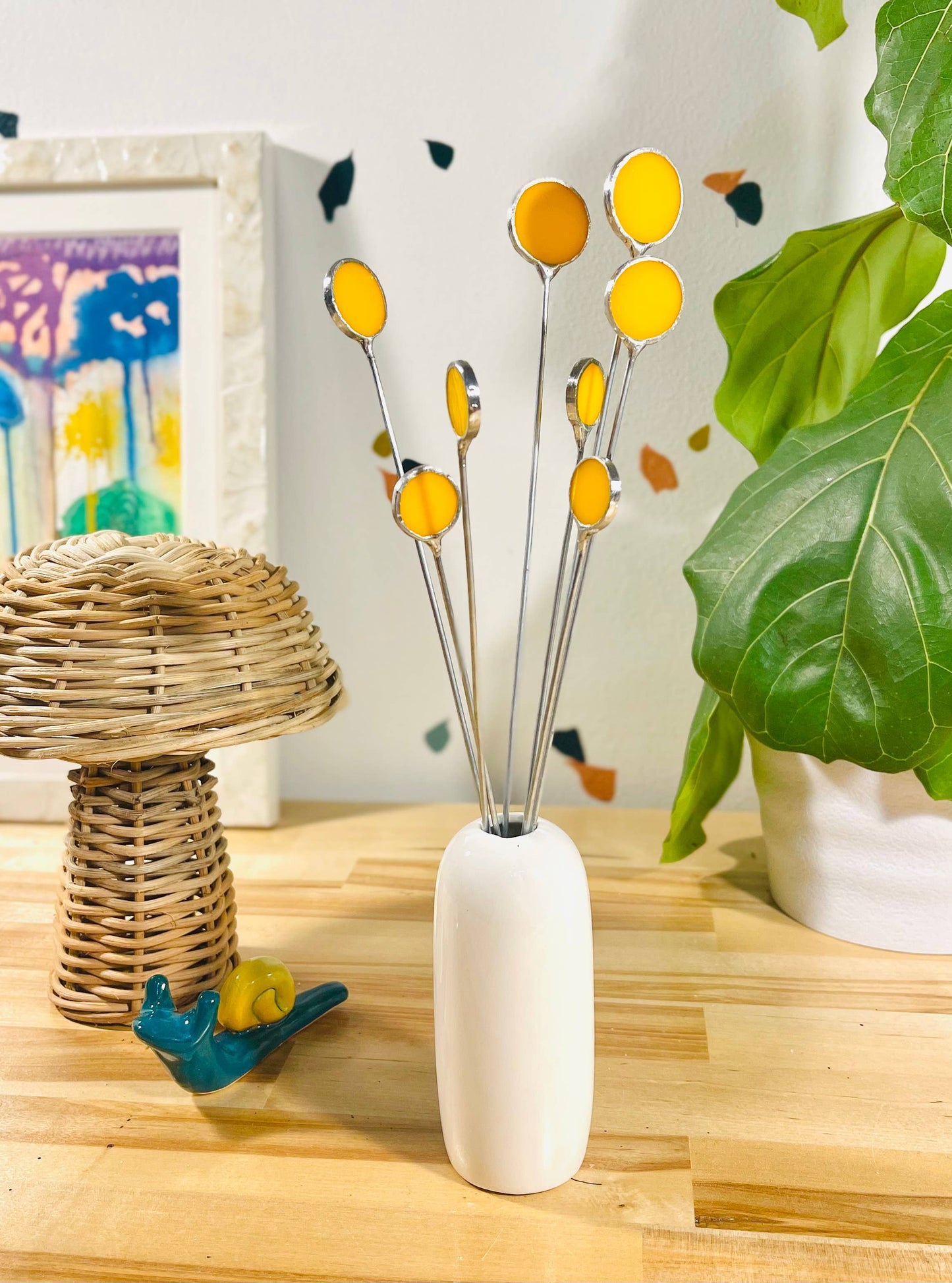 Glass Billy Buttons