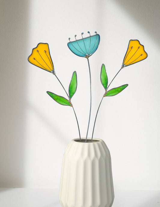 Stained Glass Flowers