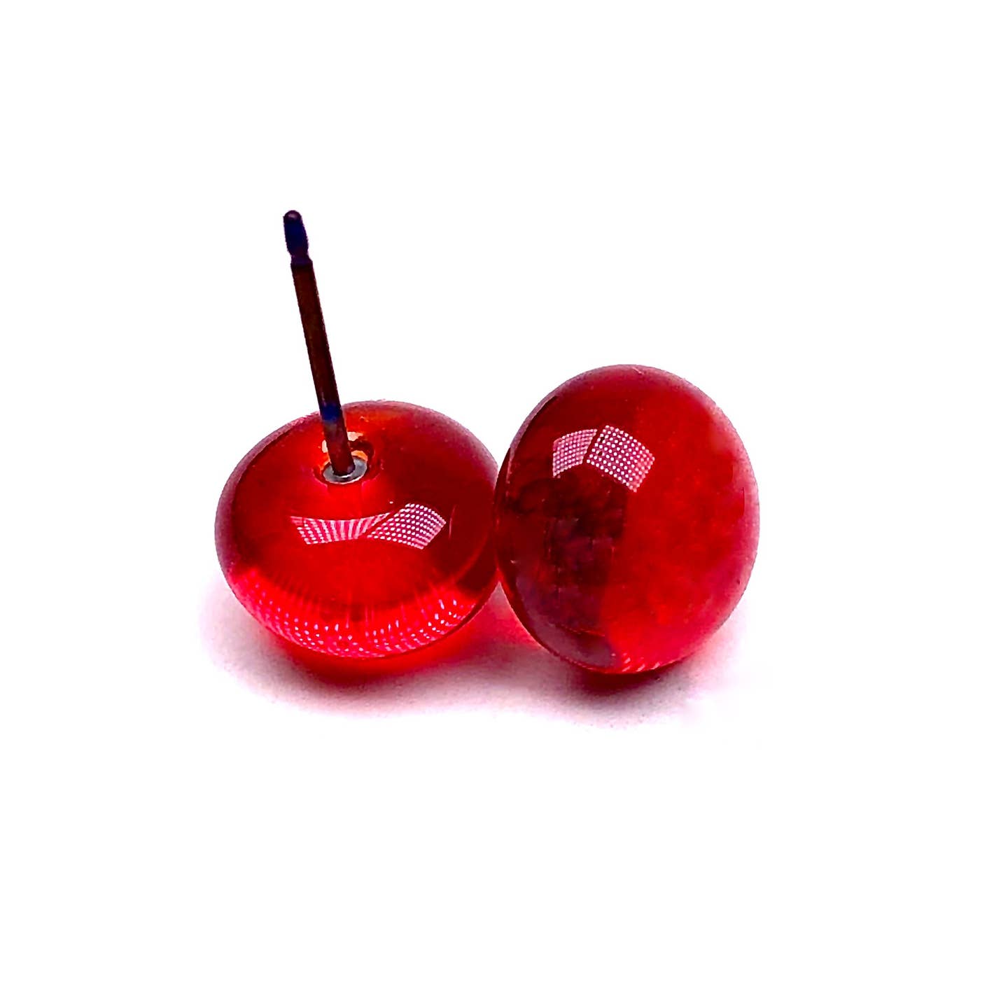 Button Post Earrings