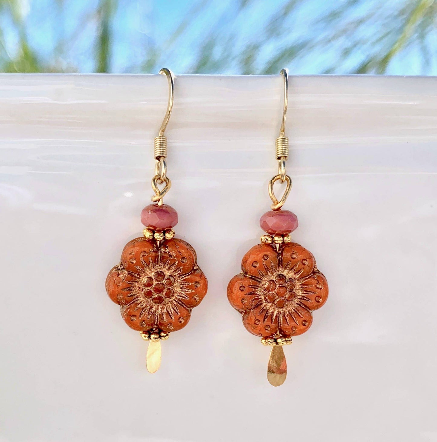 Flower Earrings - Asst Colors
