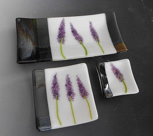 Lavender Dishes (Fused)