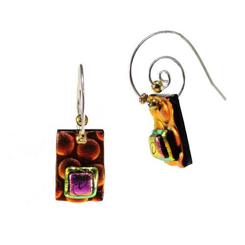 Stacked Squares Earrings