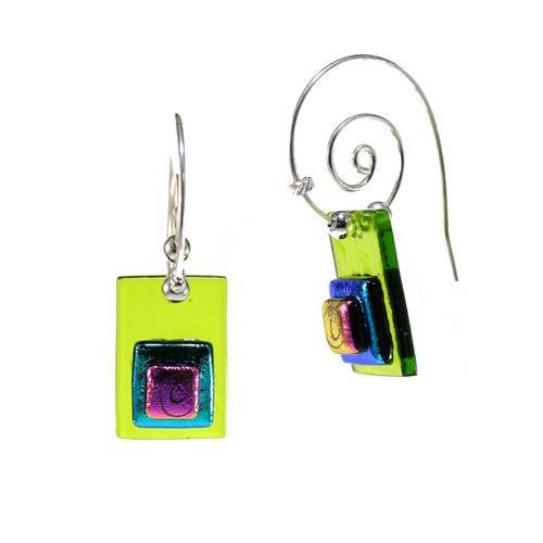 Stacked Squares Earrings