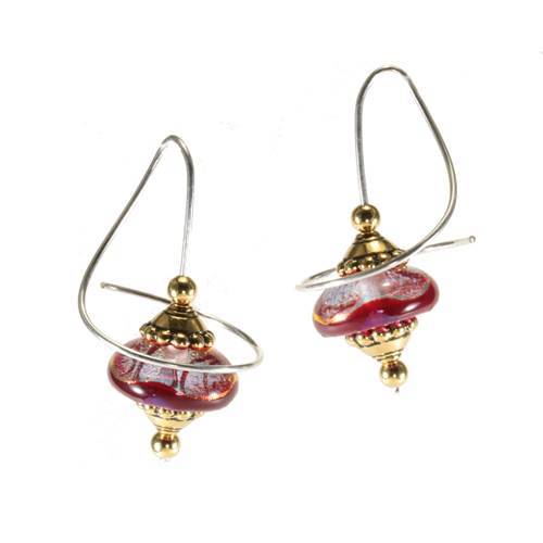 Mid-Mod Saucer Earrings