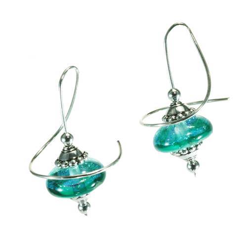 Mid-Mod Saucer Earrings