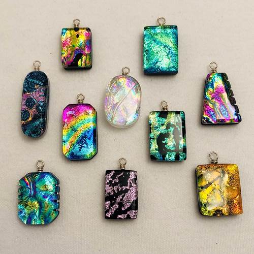 Dichroic Glass Pendant