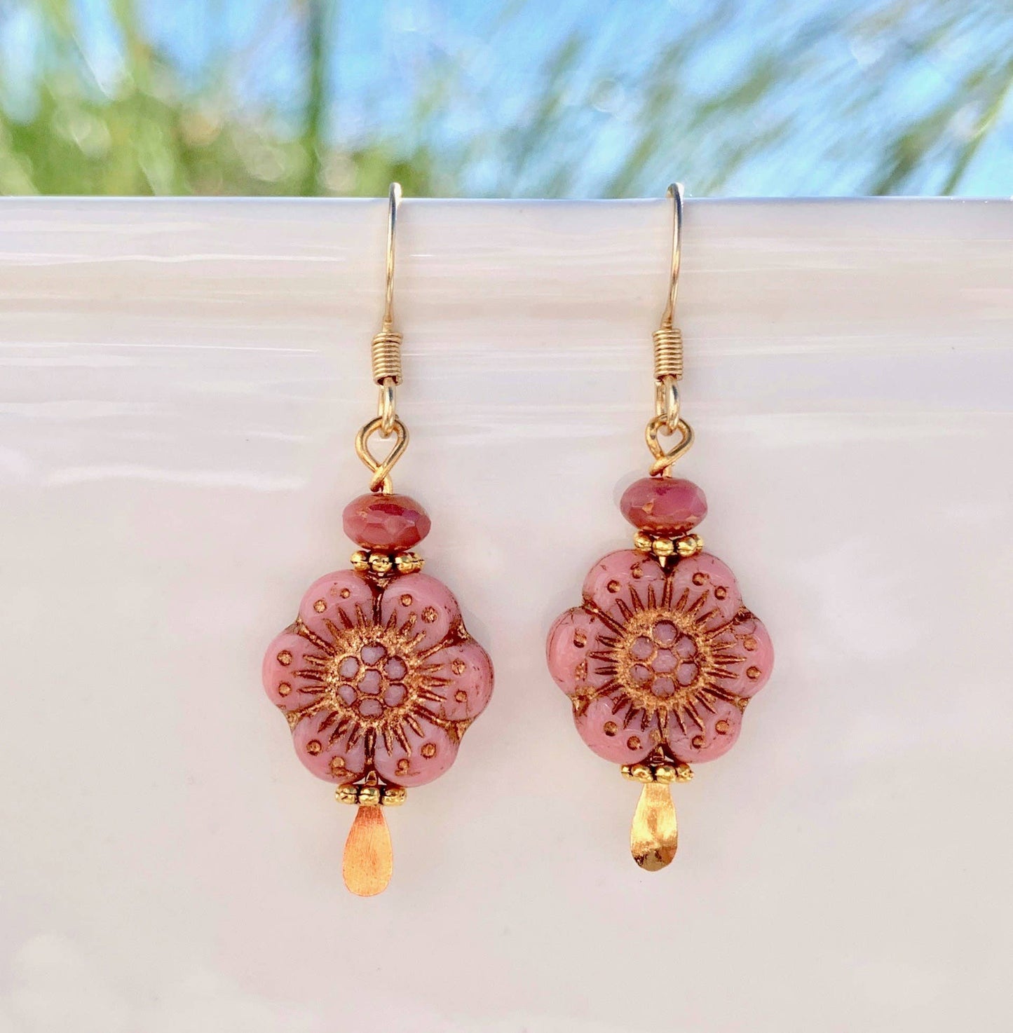 Flower Earrings - Asst Colors