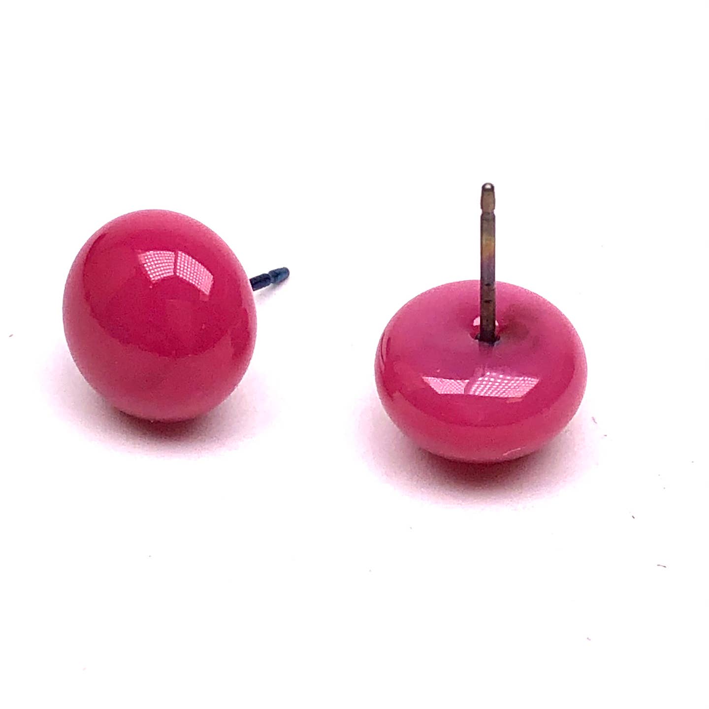 Button Post Earrings