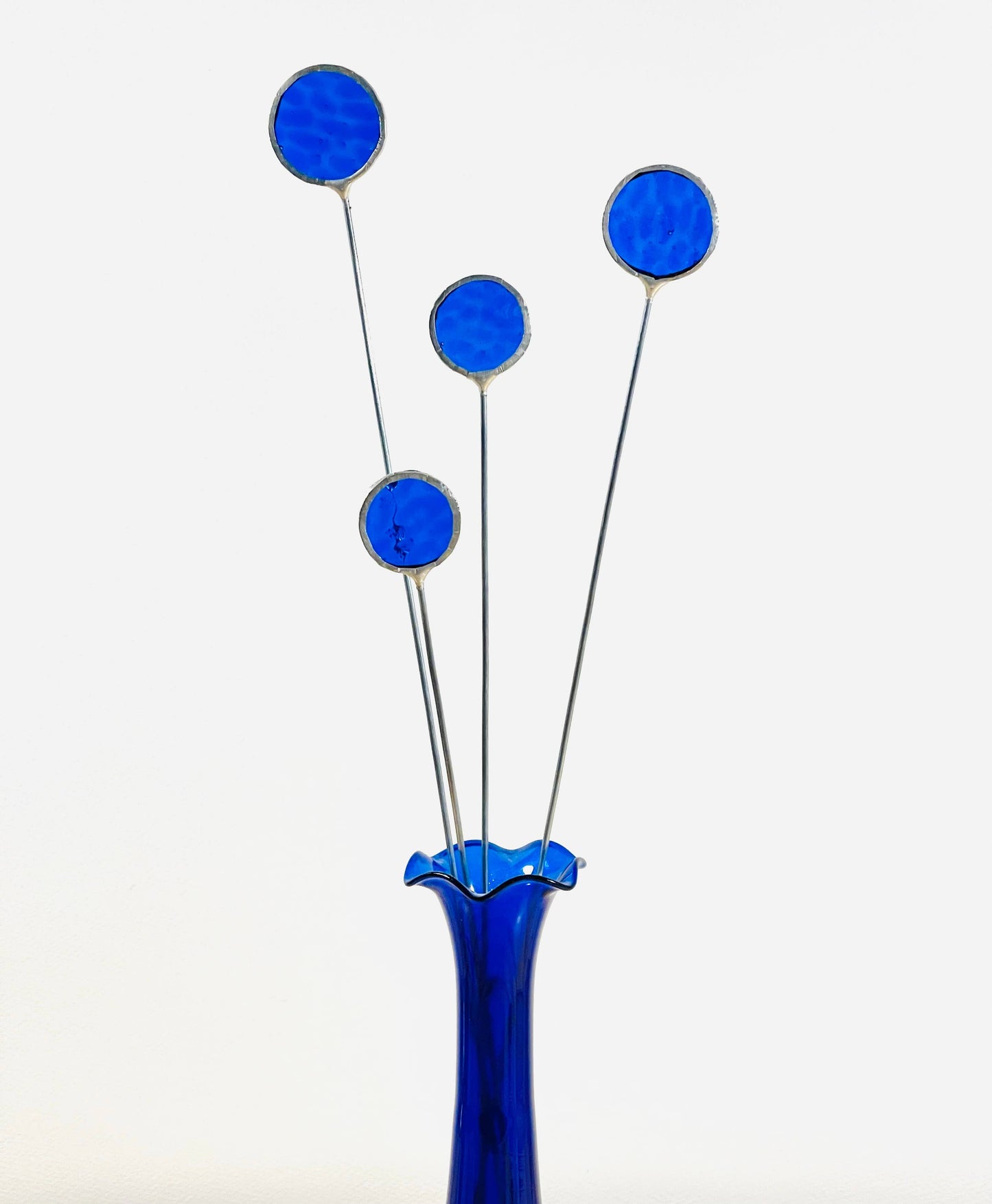Blue Glass Globe Thistle Stem