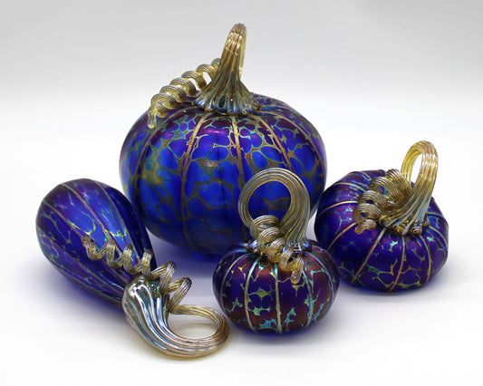 Cobalt Pumpkins + Gourds