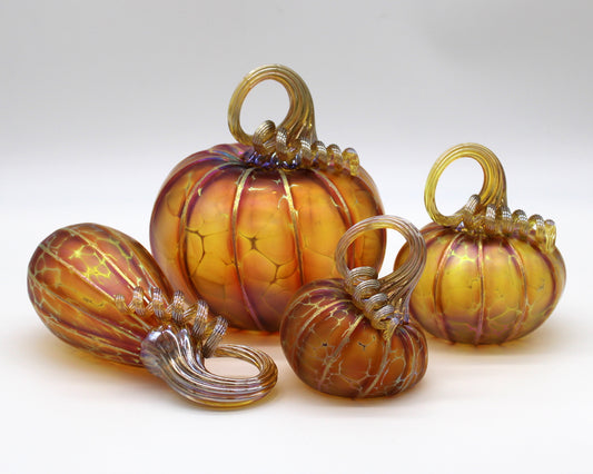 Gold Ruby Pumpkins + Gourds