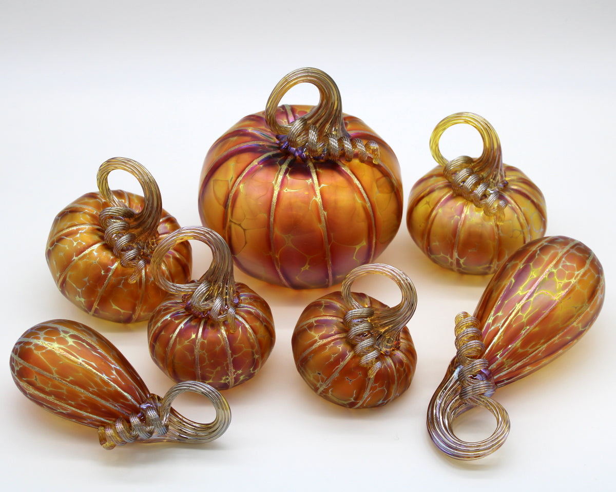 Gold Ruby Pumpkins + Gourds