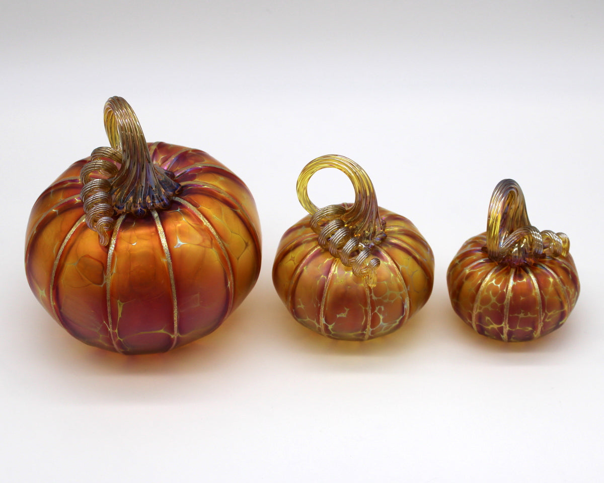 Gold Ruby Pumpkins + Gourds