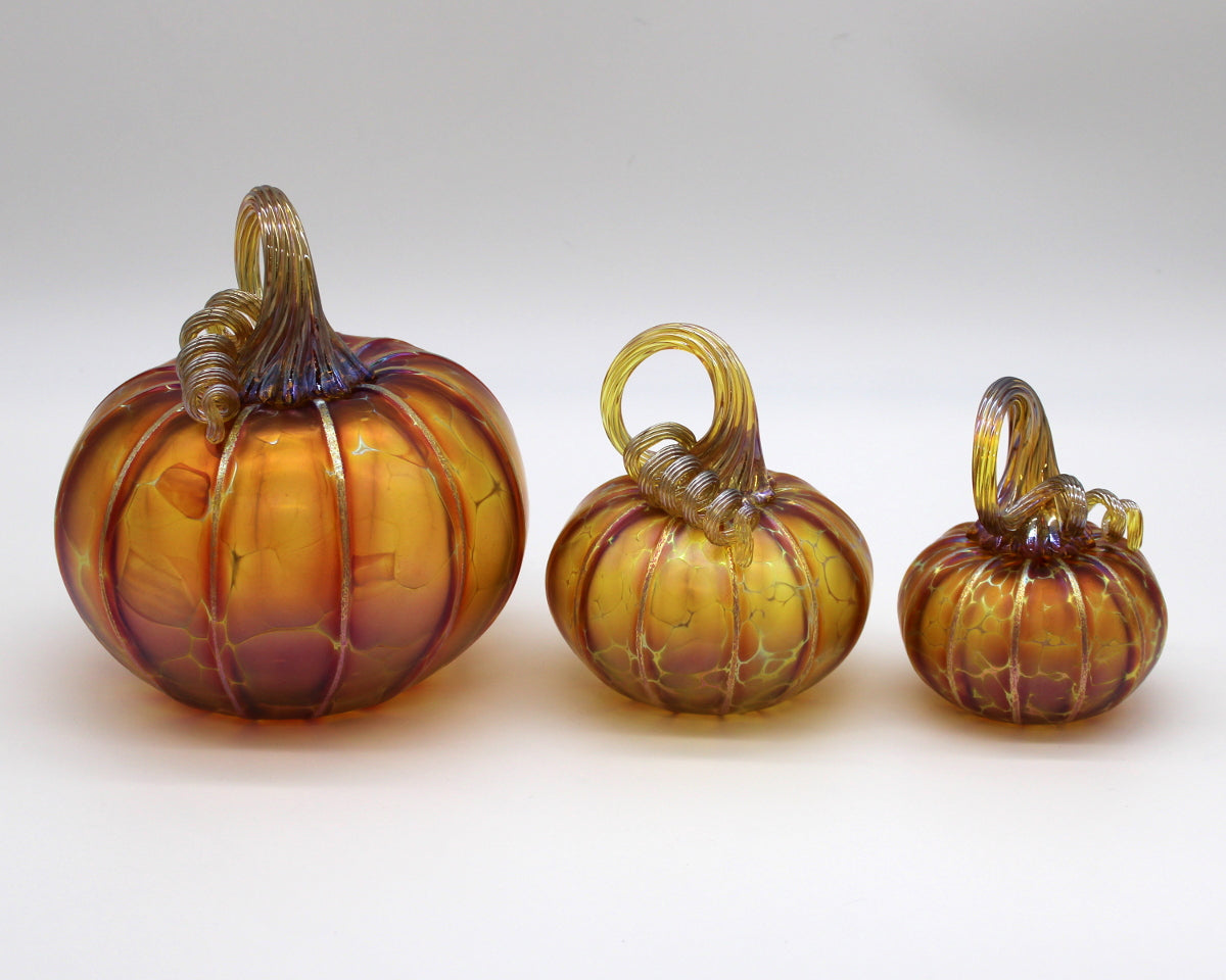 Gold Ruby Pumpkins + Gourds