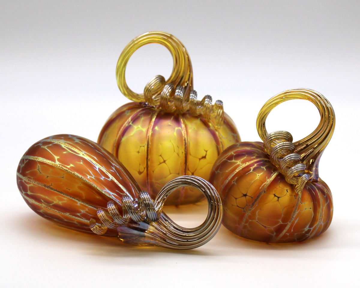 Gold Ruby Pumpkins + Gourds