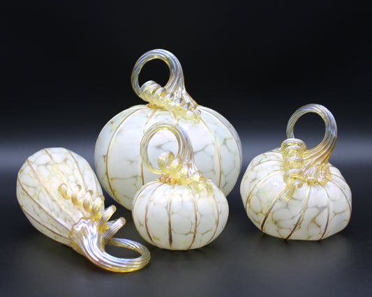 Ivory Pumpkins + Gourds