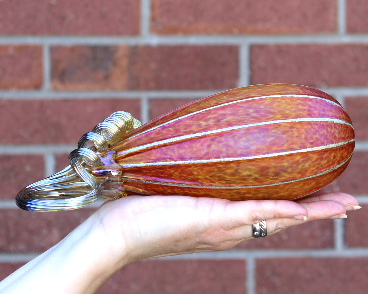 Sunrise Orange Pumpkins + Gourds
