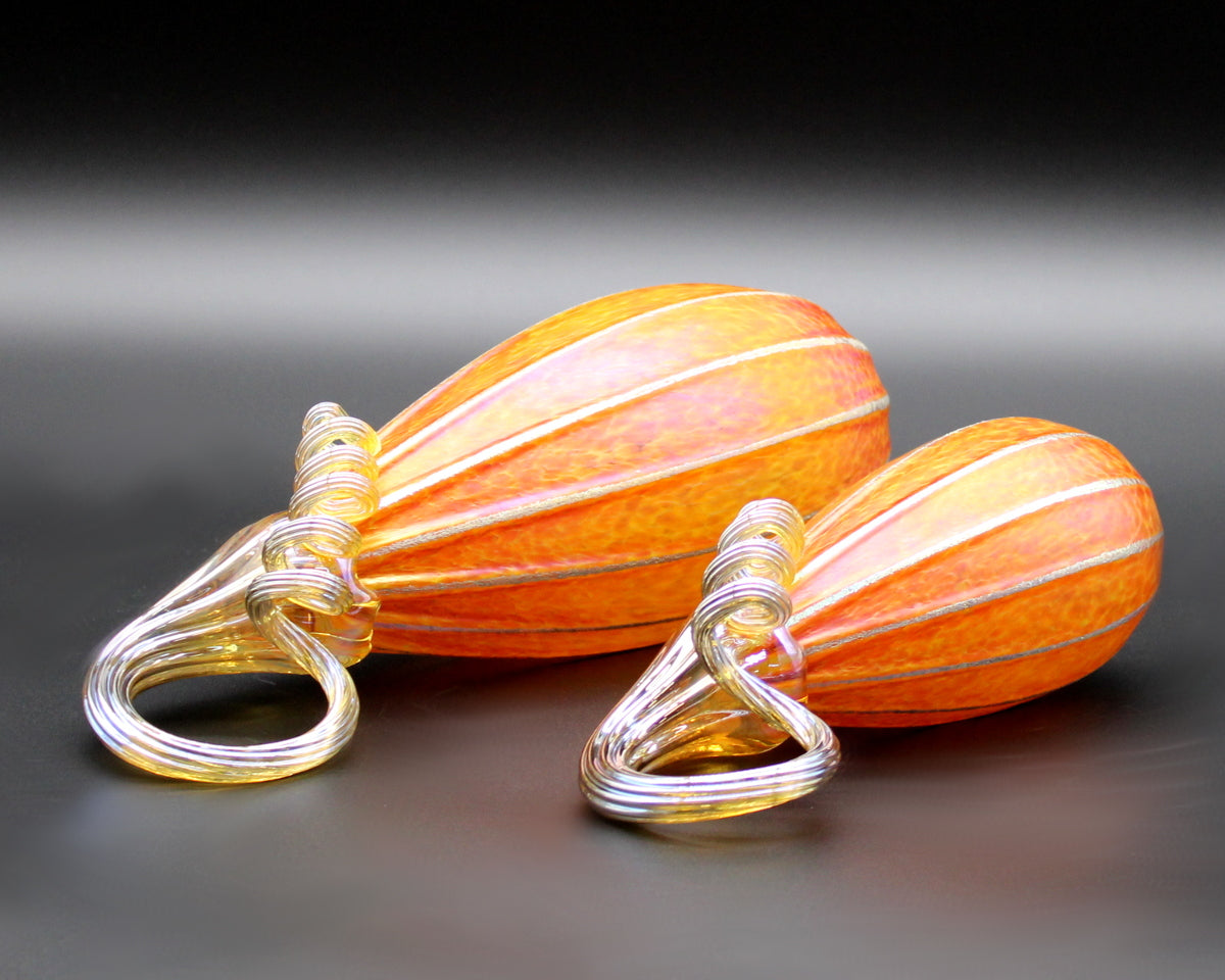 Sunrise Orange Pumpkins + Gourds