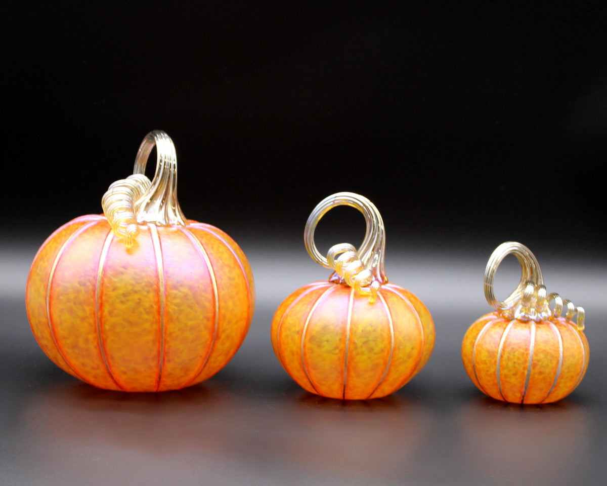 Sunrise Orange Pumpkins + Gourds