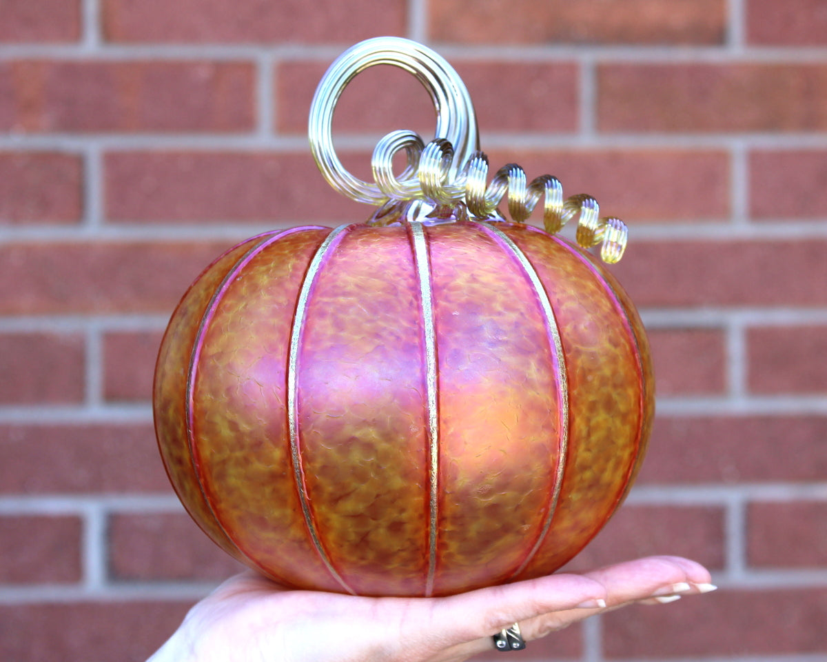 Sunrise Orange Pumpkins + Gourds