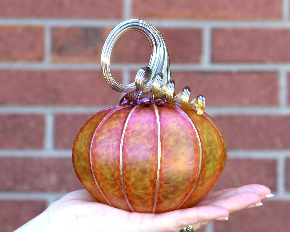 Sunrise Orange Pumpkins + Gourds