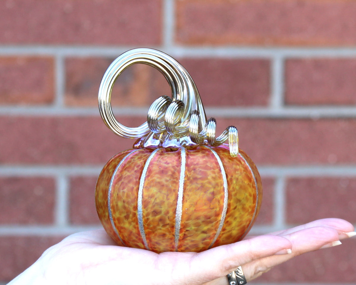 Sunrise Orange Pumpkins + Gourds