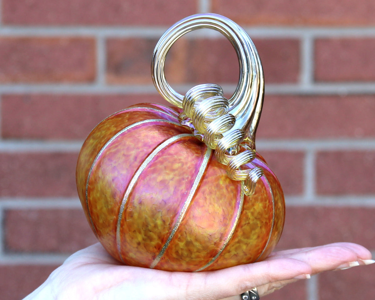 Sunrise Orange Pumpkins + Gourds