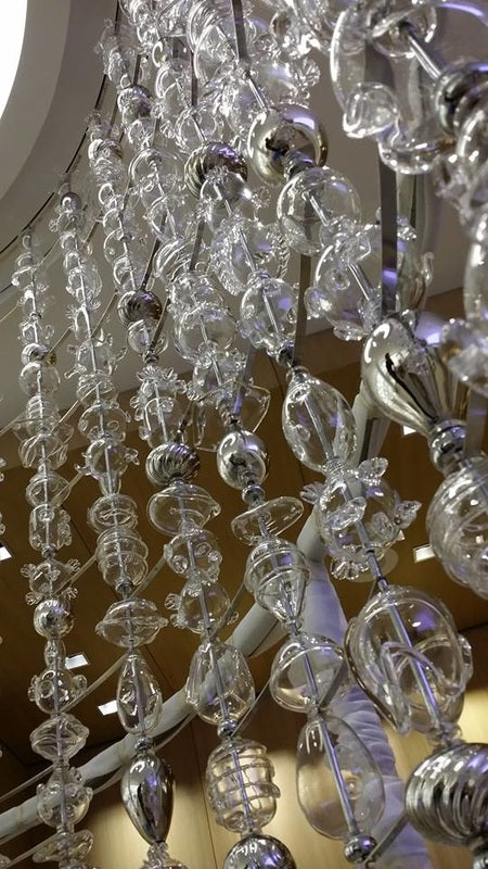 C&H Glassworks custom installation of "Mod Cocoons"