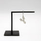 Glass Tool Charm Earrings