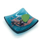 Enameled Glass Trinket Dish - Koi