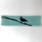 Crow 17" Fused Glass Channel Platter