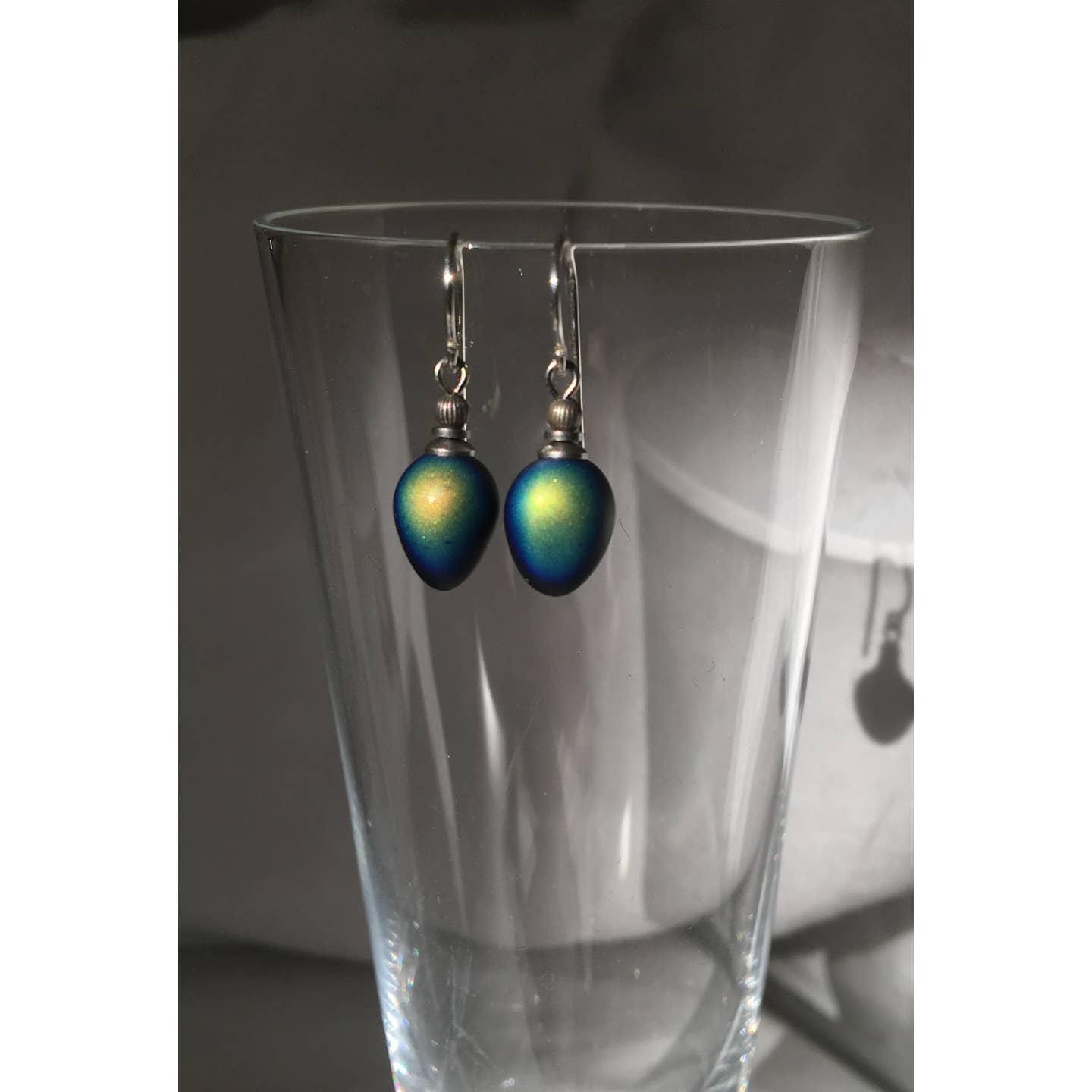 Mini Berry Glass Drop Earrings