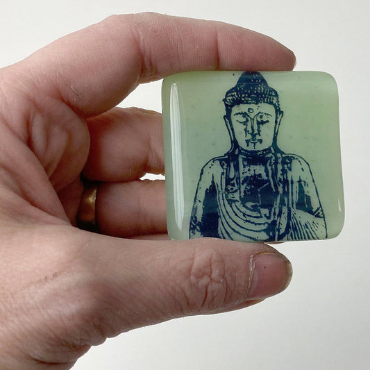 Glass Magnet - Buddha