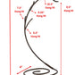 Natural Branch Ornament Stand