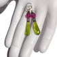 Opera Prism Earrings in Citrus Green