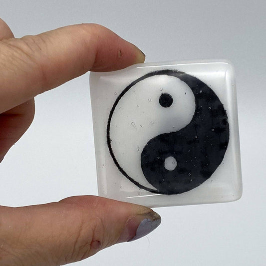Glass Magnet - Yin Yang
