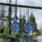 Aster Flower Glass Earrings - Asst Colors