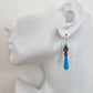 Opera Prism Earrings in Aqua