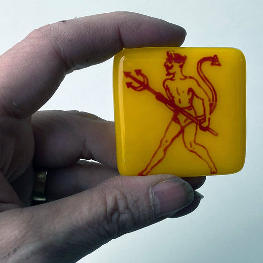 Glass Magnet - Diablo Devil