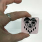 Glass Magnet - Crying Heart Tattoo