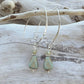 Organic Long Drop Earrings
