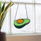 Stained Glass Avocado Suncatcher