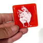 Glass Magnet - Backyard Chicken