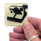 Glass Magnet - Polaroid Camera