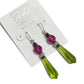 Opera Prism Earrings in Citrus Green