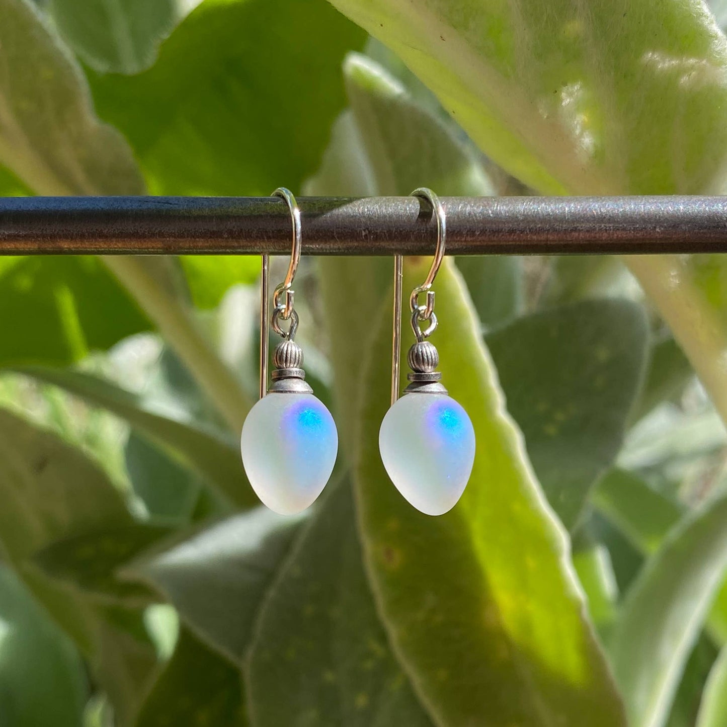 Mini Berry Glass Drop Earrings