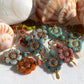 Flower Earrings - Asst Colors