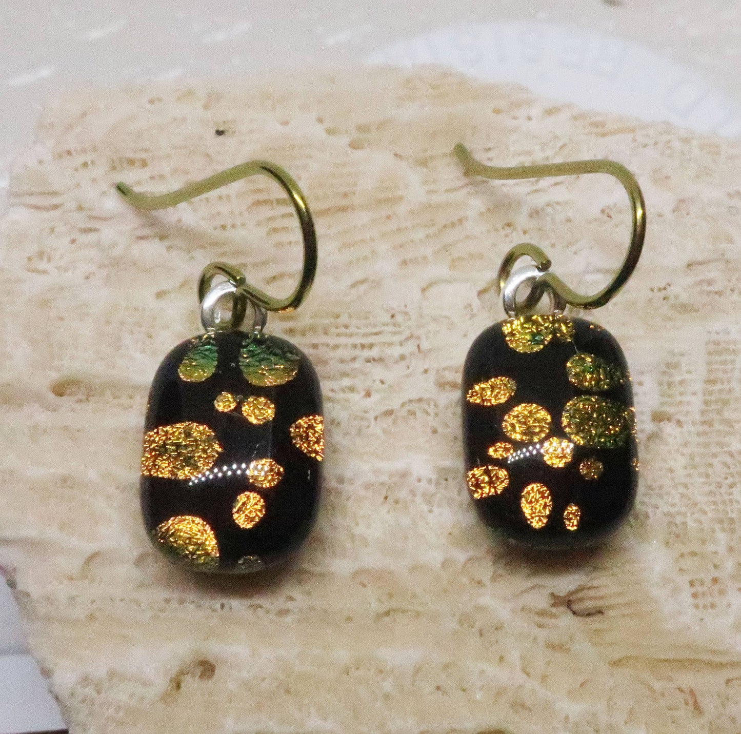 Spots and Dots Oval Earrings