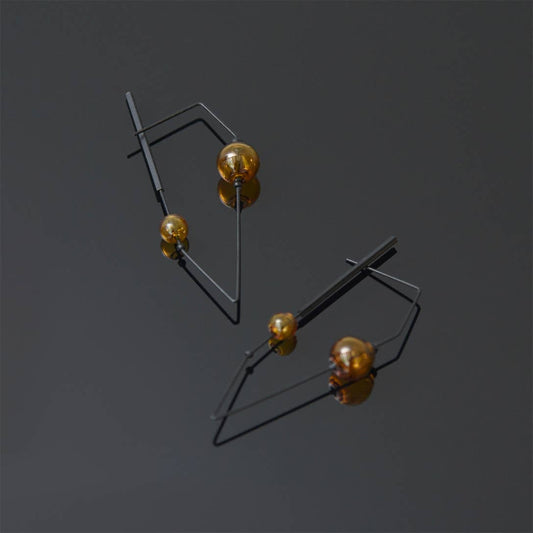 Hollis Hoops - Amber