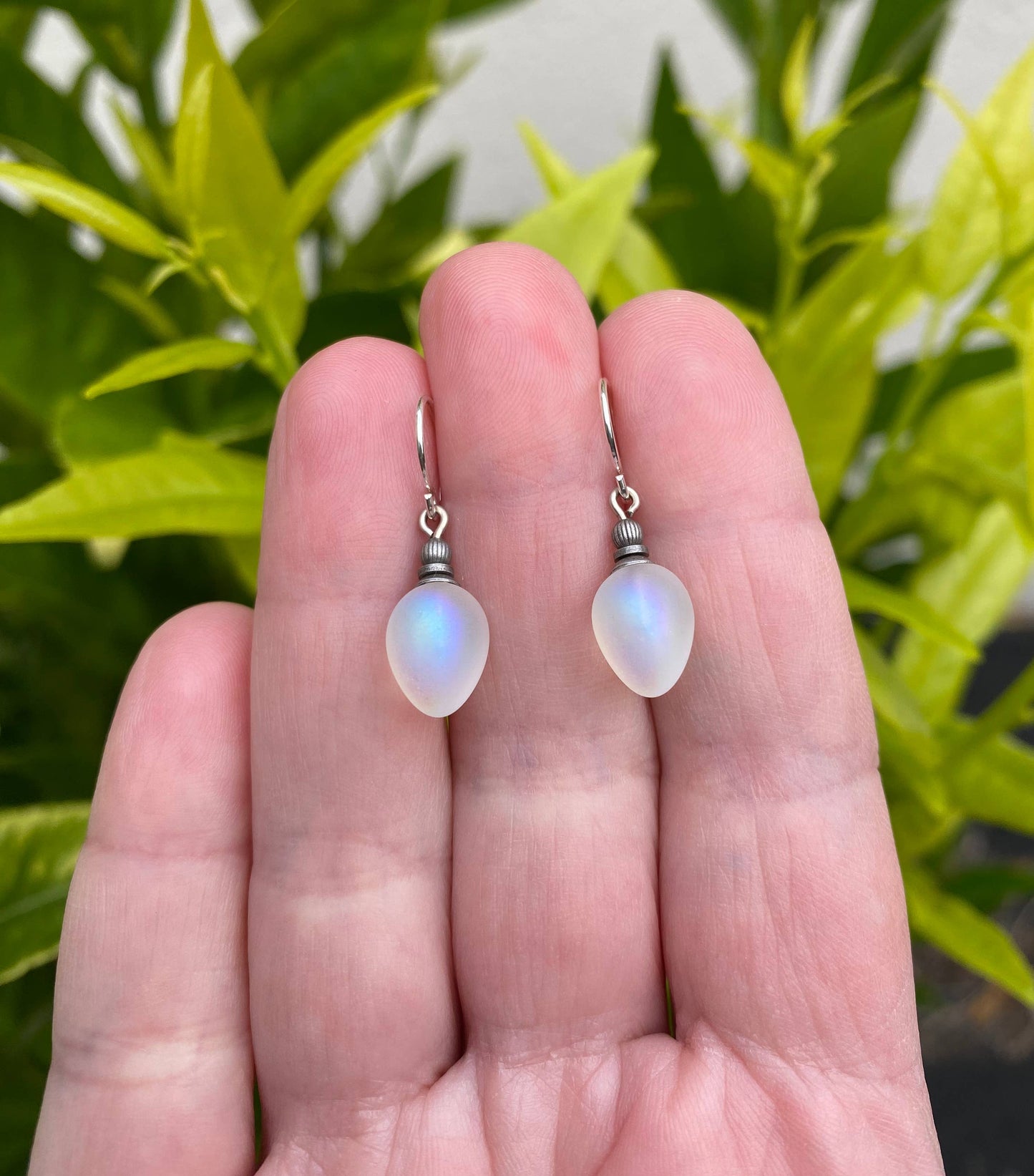 Mini Berry Glass Drop Earrings